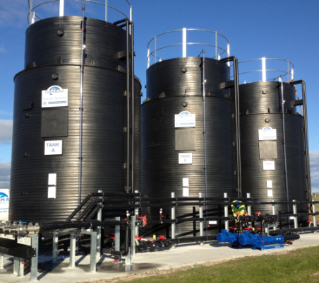 025 thermoplastic chemical storage tanks install 1