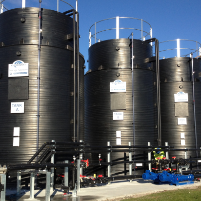 025 thermoplastic chemical storage tanks install 1