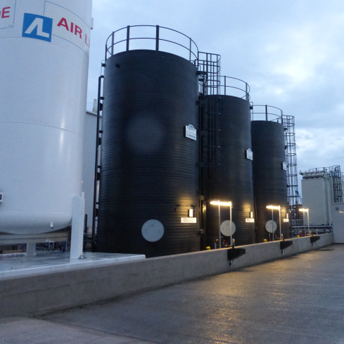 025 thermoplastic chemical storage tanks install 2