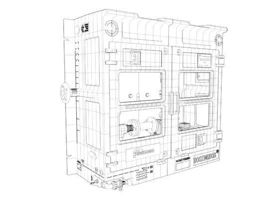 115 ChemiGuard Dosing Cabinet illustration Side scaled