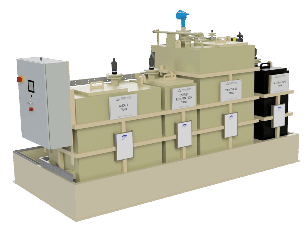 Chemical Storage and Effluent Treatment System for Resomation